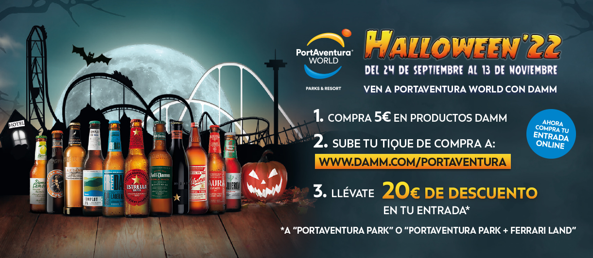 Ven a PortAventura World con Damm