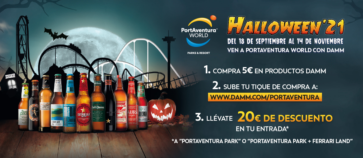 Ven a PortAventura World con Damm