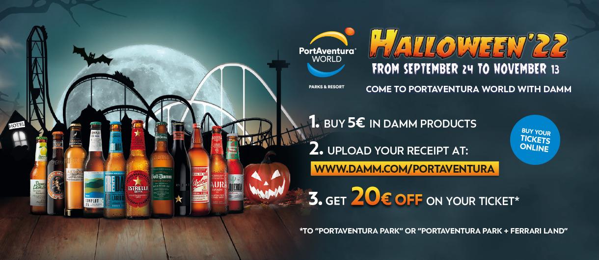 Come to PortAventura World with Damm